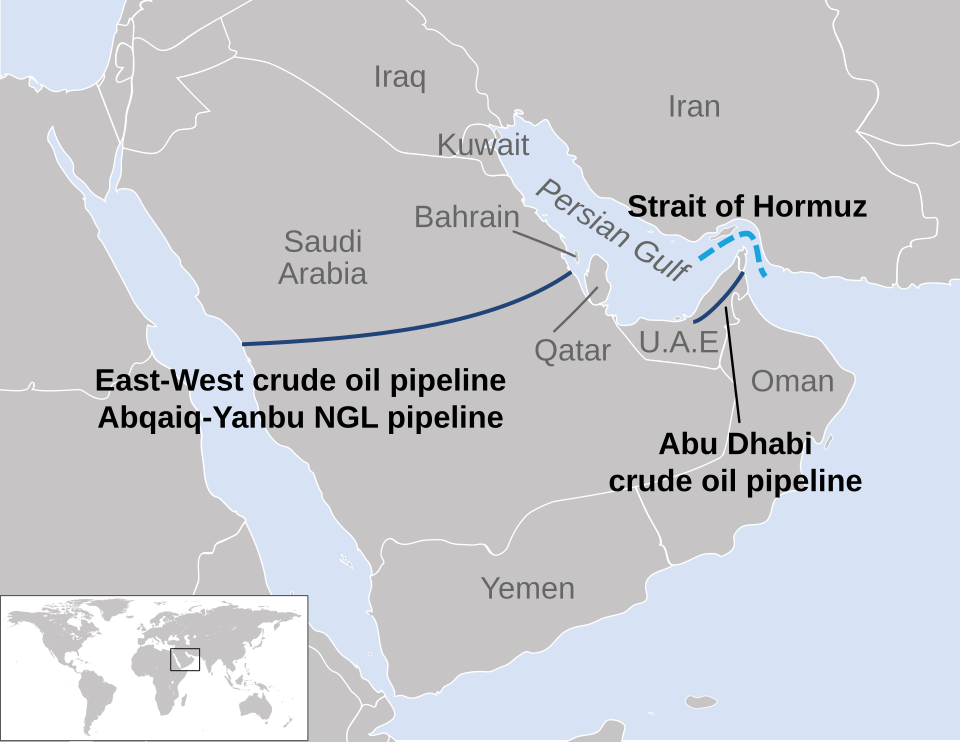 خريطة خط أنابيب الشرق والغرب السعودي بين بقيق وينبع على البحر الأحمر | القبطان عبدالله الفرحان | SN عربية